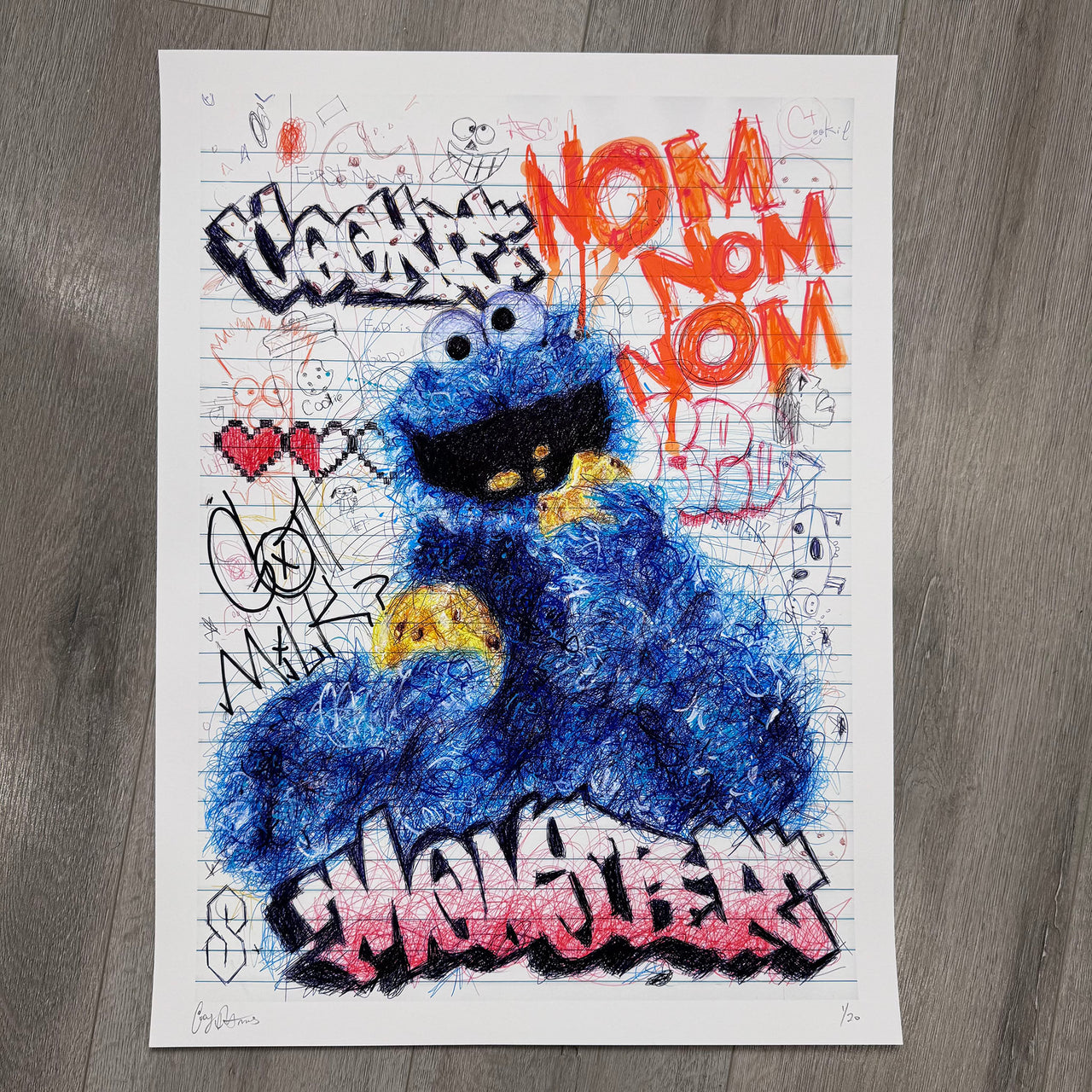Cookie Monster Limited Edition Print