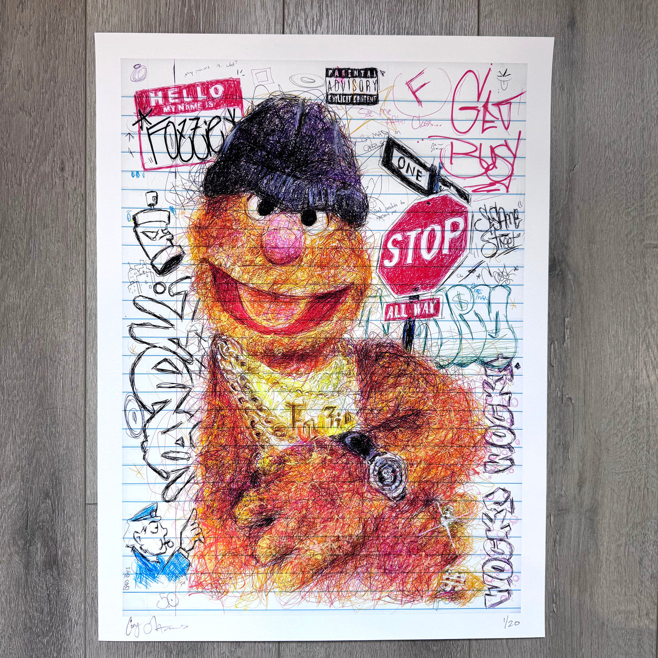 Foozie Limited Edition Print
