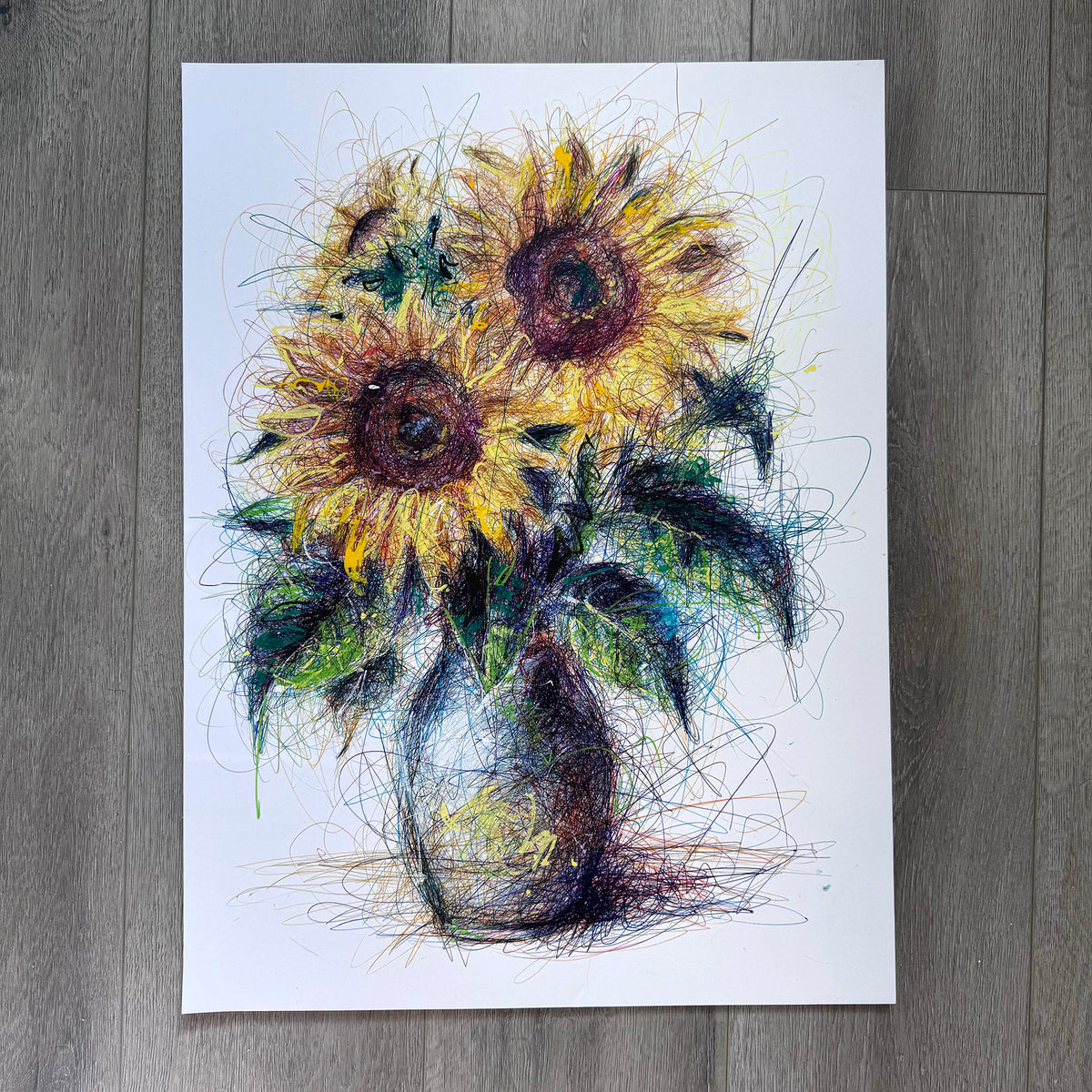 Sunflower Still Life