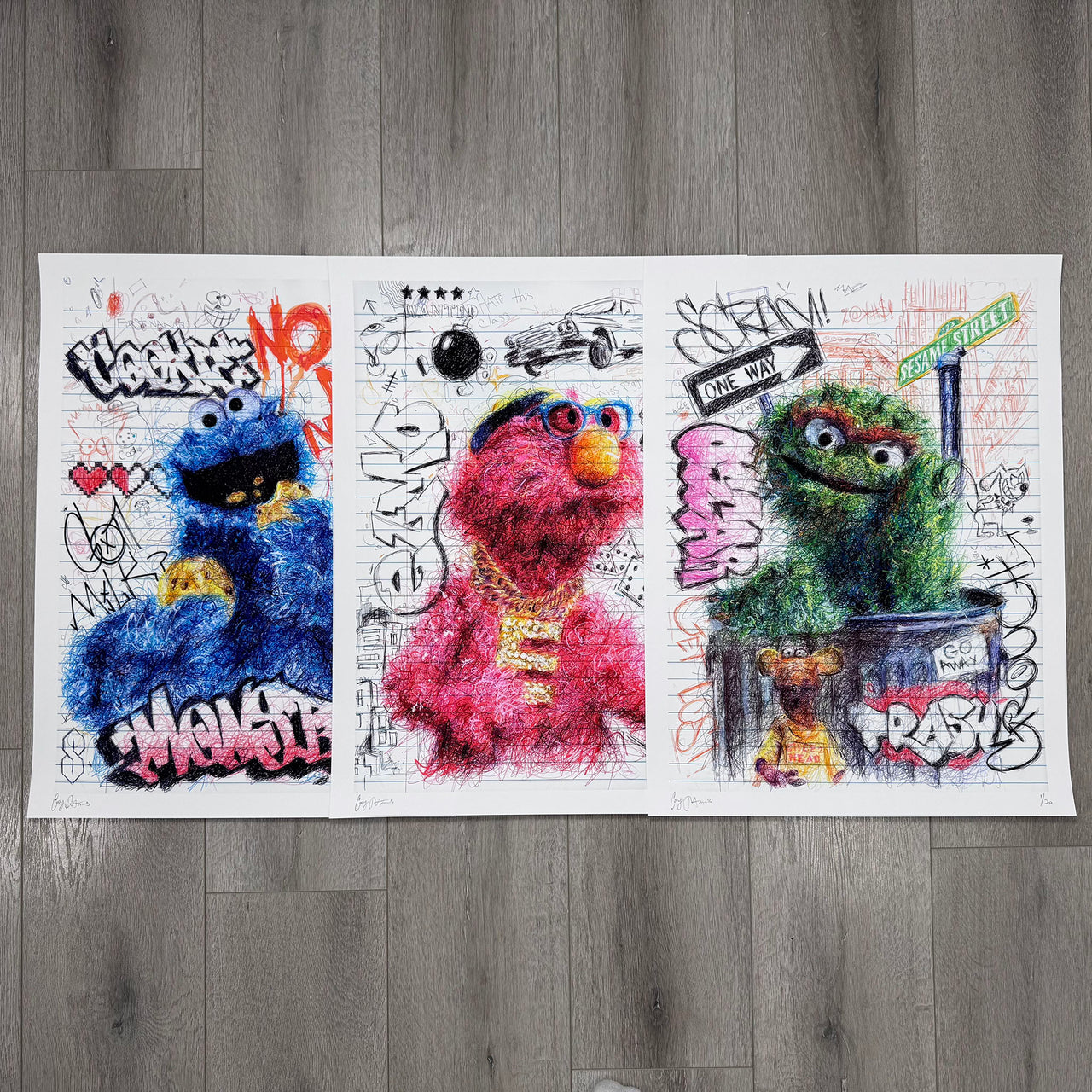Sesame Series - Complete Set (3 Limited Edition Prints)